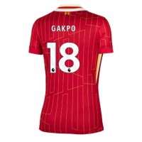 Camiseta Liverpool Cody Gakpo #18 Primera Equipación para mujer 2024-25 manga corta